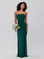 A-Line/Princess Chiffon Ruffles Sweetheart Sleeveless Floor-Length Bridesmaid Dresses