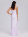 Sheath Spaghetti Straps Ankle-Length Bridesmaid Dress