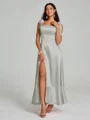 A-Line/Princess Straps Ankle-Length Sleeveless Silk like Satin Bridesmaid Dress
