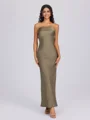 Sheath Straight Ankle-Length Bridesmaid Dress