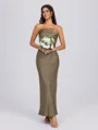 Sheath Straight Ankle-Length Bridesmaid Dress