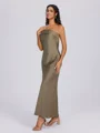 Sheath Straight Ankle-Length Bridesmaid Dress