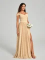 A-Line/Princess Sweetheart Floor-Length Sleeveless Jersey Bridesmaid Dress