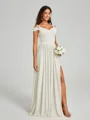A-Line/Princess Sweetheart Floor-Length Sleeveless Jersey Bridesmaid Dress
