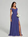 A-Line/Princess Sweetheart Floor-Length Sleeveless Jersey Bridesmaid Dress