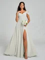 A-line/Princess V-neck Floor-Length Sleeveless Chiffon Bridesmaid Dress