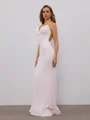 Sheath V-neck Floor-Length Dress
