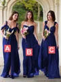 A-Line/Princess Other Floor-Length Chiffon Bridesmaid Dresses