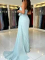 Sheath Straight Pleated Floor-Length Chiffon Dress