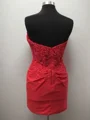 Sheath Sweetheart Appliques Lace Short/Mini Corset Dress