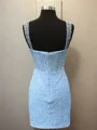 Sheath Sweetheart Sequin Short/Mini Corset Dress