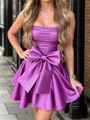 A-line Straight Bow Corset Dress