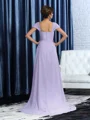 A-Line/Princess Straps Asymmetrical Chiffon Mother of the Bride Dresses With Beading
