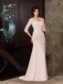 Trumpet/Mermaid Sweetheart Sweep Train Chiffon Mother of the Bride Dresses