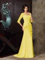 Trumpet/Mermaid Sweetheart Sweep Train Chiffon Mother of the Bride Dresses