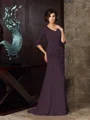 Trumpet/Mermaid Sweetheart Sweep Train Chiffon Mother of the Bride Dresses