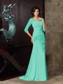 Trumpet/Mermaid Sweetheart Sweep Train Chiffon Mother of the Bride Dresses
