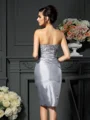 Sheath/Column Sweetheart Knee-Length Taffeta Mother of the Bride Dresses
