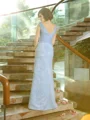 Sheath/Column V-neck Floor-Length Lace Mother of the Bride Dresses With Appliques Lace