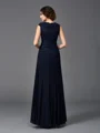 A-Line/Princess Straps Ankle-Length Chiffon Mother of the Bride Dresses With Lace