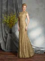 Sheath/Column Bateau Floor-Length Lace Mother of the Bride Dresses With Lace