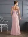 Sheath/Column Straps Floor-Length Chiffon Mother of the Bride Dresses With Beading