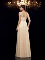 A-Line/Princess Straps Floor-Length Chiffon Mother of the Bride Dresses With Appliques Lace
