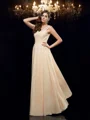 A-Line/Princess Straps Floor-Length Chiffon Mother of the Bride Dresses With Appliques Lace