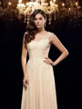A-Line/Princess Straps Floor-Length Chiffon Mother of the Bride Dresses With Appliques Lace