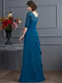 A-Line/Princess V-neck Floor-Length Chiffon Mother of the Bride Dresses