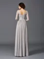 A-Line/Princess V-neck Floor-Length Chiffon Mother of the Bride Dresses With Ruffles