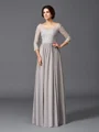 A-Line/Princess V-neck Floor-Length Chiffon Mother of the Bride Dresses With Ruffles