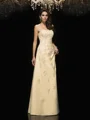 A-Line/Princess Sweetheart Floor-Length Net Mother of the Bride Dresses