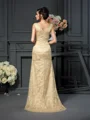 A-Line/Princess V-neck Floor-Length Lace Mother of the Bride Dresses With Lace