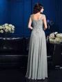 A-Line/Princess V-neck Floor-Length Chiffon Mother of the Bride Dresses With Beading