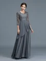 A-Line/Princess V-neck Floor-Length Chiffon Mother of the Bride Dresses With Ruffles
