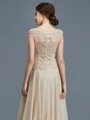 A-Line/Princess Scoop Floor-Length Chiffon Mother of the Bride Dresses With Ruffles