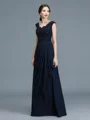 A-Line/Princess V-neck Floor-Length Chiffon Mother of the Bride Dresses With Ruffles