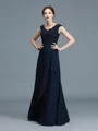 A-Line/Princess V-neck Floor-Length Chiffon Mother of the Bride Dresses With Ruffles
