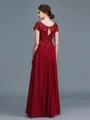 A-Line/Princess V-neck Floor-Length Chiffon Mother of the Bride Dresses With Ruffles