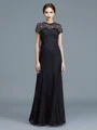 Trumpet/Mermaid Scoop Floor-Length Lace Mother of the Bride Dresses With Lace