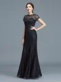 Trumpet/Mermaid Scoop Floor-Length Lace Mother of the Bride Dresses With Lace