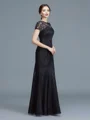 Trumpet/Mermaid Scoop Floor-Length Lace Mother of the Bride Dresses With Lace