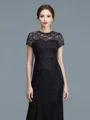 Trumpet/Mermaid Scoop Floor-Length Lace Mother of the Bride Dresses With Lace