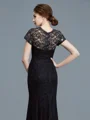 Trumpet/Mermaid Scoop Floor-Length Lace Mother of the Bride Dresses With Lace