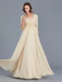 A-Line/Princess V-neck Floor-Length Chiffon Mother of the Bride Dresses With Ruffles
