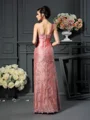 A-Line/Princess Straps Floor-Length Taffeta Mother of the Bride Dresses With Lace