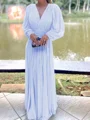 A-Line/Princess V-neck Floor-Length Chiffon Mother of the Bride Dresses With Ruffles