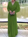 A-Line/Princess V-neck Floor-Length Chiffon Mother of the Bride Dresses With Ruffles