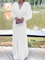 A-Line/Princess V-neck Floor-Length Chiffon Mother of the Bride Dresses With Ruffles